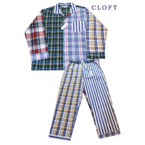 シャツメーカーが作る上質パジャマ切替チェック M 0139-009-S07-1