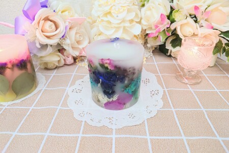 新宿フラワークラフト体験工房 ふわっと香るボタニカルキャンドル作り 0146-009-S07