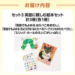 テーマ別おすすめの絵本セット【英語に親しむ絵本セット】 ３歳～向け（偕成社） 0047-002-S07-3