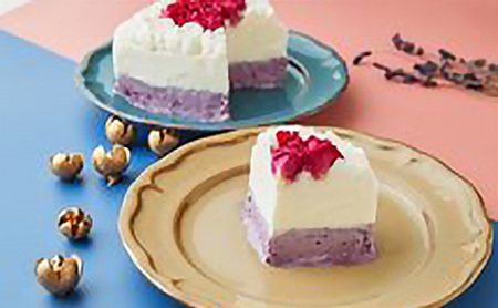 バラのアイスケーキ アイス ケーキ アイスケーキ ジェラート バラ エディブルフラワー 食用花 お誕生日 お祝い プレゼント ギフト 文京区 東京