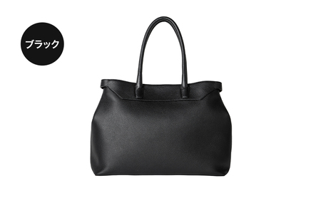 トリヨンラグーン シュリンクレザー トートバッグM 鞄 かばん バッグ 牛革 レザー レザートート シンプル ビジネス カジュアル 旅行 レジャー 東京都 文京区 ブラック