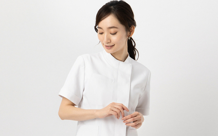 レピウスの白衣 【レディース】ケーシージャケット / ネーム刺繍付き（サイズ：38サイズ）