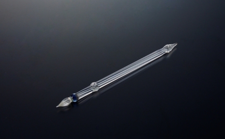 【ガラスペン】ミニひねり (カラー：透明)