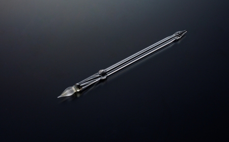 【ガラスペン】ミニひねり (カラー：2層(黒))