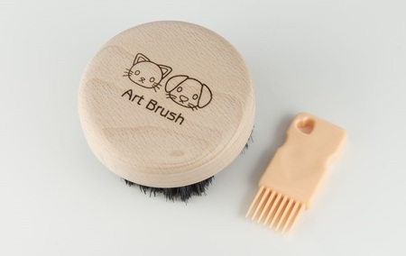 【浅草アートブラシ】わんにゃんマッサージブラシ「あのこのて」_0091-061-T06