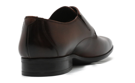 クインクラシコ 革靴 34003S〈ブラウン〉 (サイズ：25.0cm) 紳士靴 ビジネスシューズ モンクストラップ 牛革