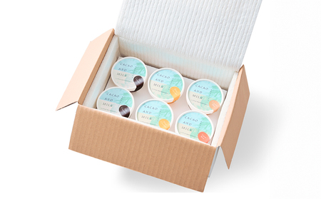 【アイス】カカオとミルク スタンダード 6個セット