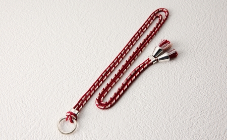 組紐と銀器のネックペンダント