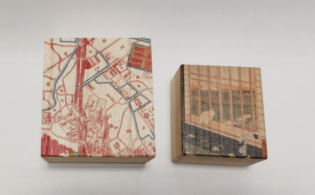 【桐箱(二重箱)】名所江戸水景 [(1)浅草田甫酉の町詣] 1ケ (カラー：ピンク)