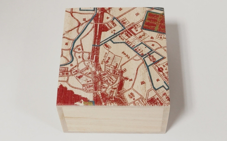 【桐箱(二重箱)】名所江戸水景 [(1)浅草田甫酉の町詣] 1ケ (カラー：ピンク)