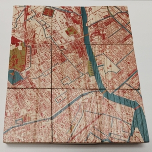 【桐箱(二重箱)】名所江戸水景 9ケセット (カラー：ピンク)