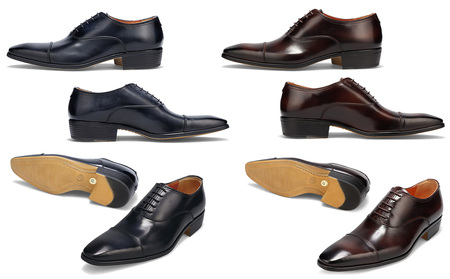 クインクラシコ 革靴 17001 (カラー：ブラック、サイズ：26.0cm) ビジネスシューズ 本革 ストレートチップ 幅広 甲高  キャップトゥ 牛革 フォーマル