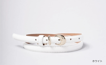 [bell la bell] レディース細ベルト (カラー：ホワイト)_0170-010-T07-4