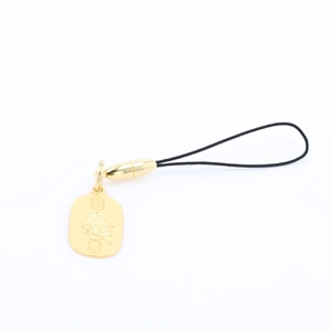 [K24] 純金製小判ストラップ (フクロウ)_0091-068-T07