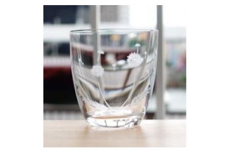 浅草切子 暮らしの硝子「たんぽぽ FLEUR」化粧箱入り_0012-013-T03 10,640円