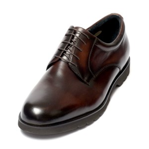 【匠の靴】超軽量 幅広6E本革ビジネスシューズTT-24S (サイズ：26.5cm、カラー：ブラック)