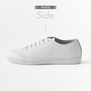 U-DOT [レザースニーカー] WHITE(サイズ：22.0cm)