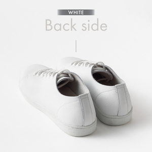U-DOT [レザースニーカー] WHITE(サイズ：23.0cm)