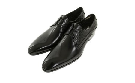 【浅草の靴】クリスチャンカラノ 本革ビジネスシューズ[FH-01](サイズ：26.5cm、カラー：ブラック)