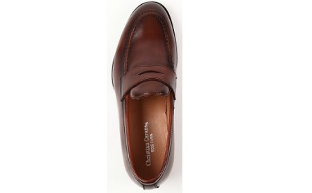 【浅草の靴】クリスチャンカラノ 本革ビジネスシューズ[FH-25](サイズ：27.0cm、カラー：ブラウン)