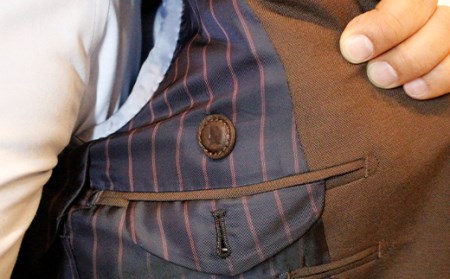 POCKET HANDKERCHIEF STOPPER [KLG-1001](カラー：ブラック)