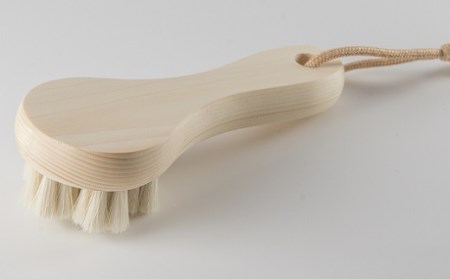 【浅草アートブラシ】山羊毛の洗顔ブラシ「さくら」