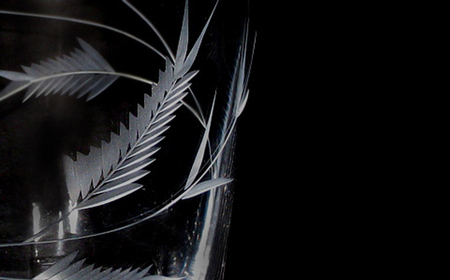 浅草切子「ソシエ 薄吹 14oz タンブラー」2個セット 化粧箱入り