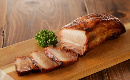 【豚バラ肉】焼豚3本（国産豚肉）特製タレ付き