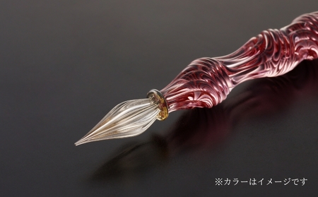 【ガラスペン】カネモオリジナル 軸径10mm (カラー：２層(黒))