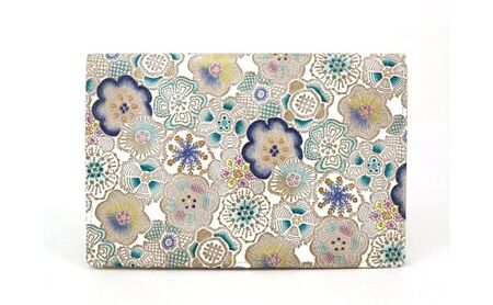 【文庫屋大関】パーソナルホルダー 春らんまん<瑠璃>【皮革工芸品】 民芸品 雑貨 花柄デザイン 花柄