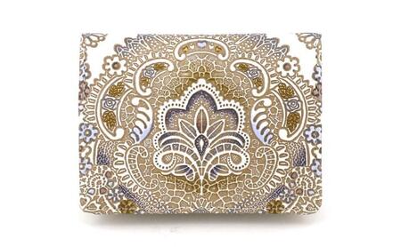 【文庫屋大関】箱まち小銭入れ アンティークレース〈ビオラ〉【皮革工芸品】 革製品 工芸品 民芸品 牛革 財布 小銭入れ 小物入れ お祝い ギフト プレゼント 墨田区 東京都