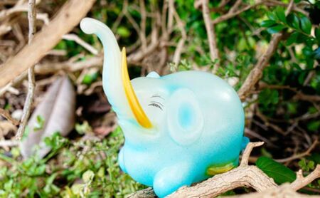 若冲の象 / standard / CHUKU JAPONISM 置物 オブジェ 飾り インテリア 象 手作り 手作業 日本製 プレゼント ソフビフィギュア ケンエレファント　墨田区 東京