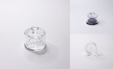 clarto　フタ付きインクポット（平型）　筆記用具 インクポット 小物入れ ボトルインク 手作り インク ガラスペン 手紙 日記 プレゼント ギフト 墨田区 東京都