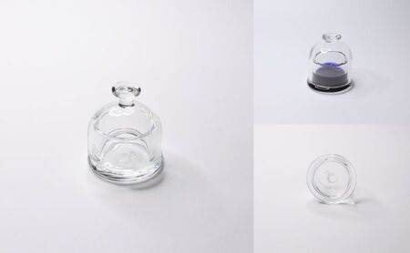 clarto　フタ付きインクポット（丸型）　筆記用具 インクポット 小物入れ ボトルインク 手作り インク ガラスペン 手紙 日記 プレゼント ギフト 墨田区 東京都