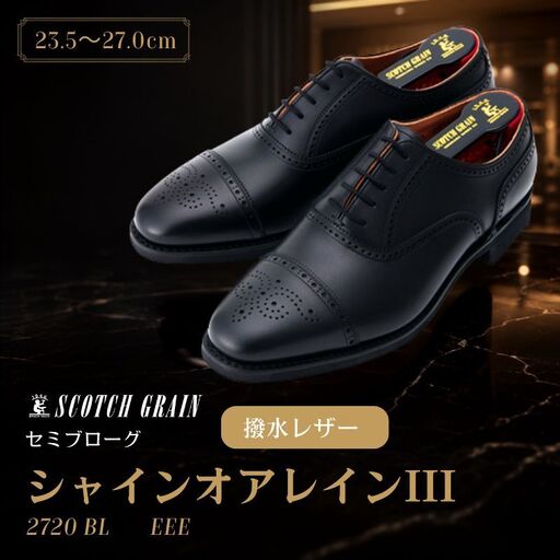 スコッチグレイン 紳士靴 「シャインオアレインIII」 NO.2720 メンズ 靴 シューズ ビジネス ビジネスシューズ ファッション 仕事用 パーティー フォーマル  26.5cm