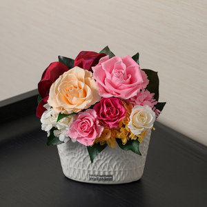 キャンティ 花 お花 プリザーブドフラワー ギフト プレゼント お祝い 誕生日 お供え アレンジ インテリア 東京都 墨田区 ミックス