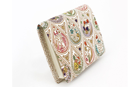 箱まち 小銭入れ 花と猫ミックス 文庫屋大関 コインケース 財布 ミニ財布 手のひらサイズ 小さい財布 小さい レディース 本革 牛革 革 パスケース カード 収納 工芸品 雑貨 かわいい 花 猫 グッズ 日本製 東京