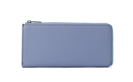 財布 牛革 ロングウォレット 薄マチ L字 ファスナー 長財布 SK002 小銭入れ サイフ 革 牛革製 ロング ウォレット 薄い ファッション 小物 ギフト 国産 日本製  アイボリー