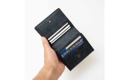 二つ折り財布 Coprire（コプリーレ）プエブロ ネイビー | 東京都墨田区