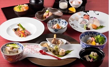 スカイツリー（R）ビューレストラン 簾【ディナーペア券】日本料理「簾会席」＋シャンパン・赤白ワイン各1杯＋東京スカイツリー（R）入場引換券 SKYTREE　入場券 優待券 お食事券 展望 SKYTREE 東京都 墨田区