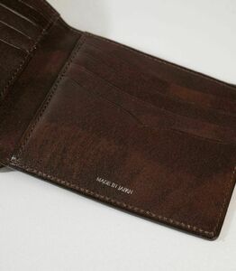 キプリス本革製コードバンｘシラサギレザーカード札入れ　ブラック：ネイビーｘダークブラウン　