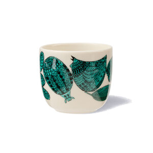 ポトペリー シルクスカップ＆プレート　カラー：クラウングリーン　