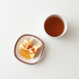 ポトペリー シルクスカップ＆プレート　カラー：カーテンパープル　