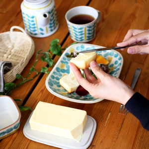 ポトペリー Fajansバターケース 【kt032-036】