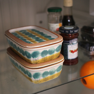 ポトペリー Fajansバターケース 【kt032-036】