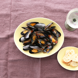 ポトペリー　Vagペアパスタプレート　カラー：Gray×Yellow　【kt032-042-2】