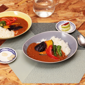 ポトペリー　Vagペアパスタプレート　カラー：Gray×Yellow　【kt032-042-2】