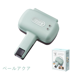 Toffy ハーフホットサンドメーカーK-HS3 カラー:ペールアクア【kt072-006-1】ホットサンド 家電 クッキング ランチ カフェ 朝食 キッチン コンパクト サイズ