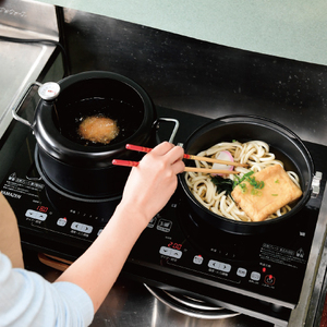 2口 1400W IH調理器 YET-W1452(B) 【kt049-029】