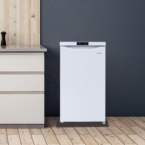 64L スリム冷凍庫　YF-MU60(W) 【kt049-034】